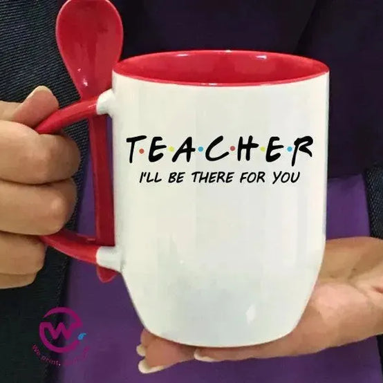 Mug-With Spoon -Teachers - WE PRINT