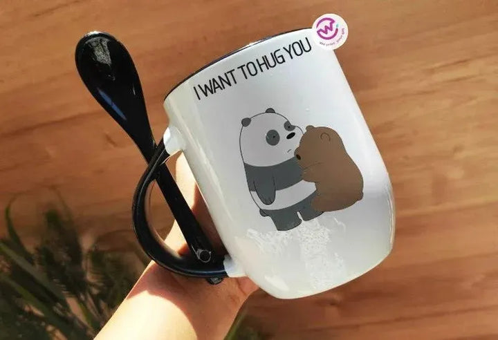 Mug-With Spoon - We Bear Bears - WE PRINT