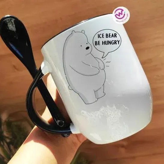 Mug-With Spoon - We Bear Bears - WE PRINT