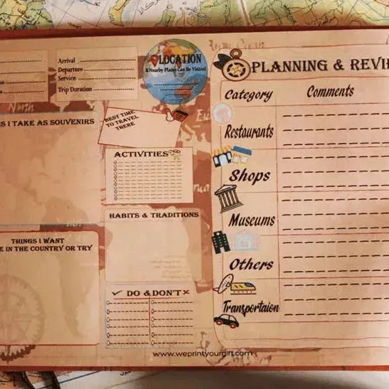 My Adventure Book - كتاب الرحلات - WE PRINT