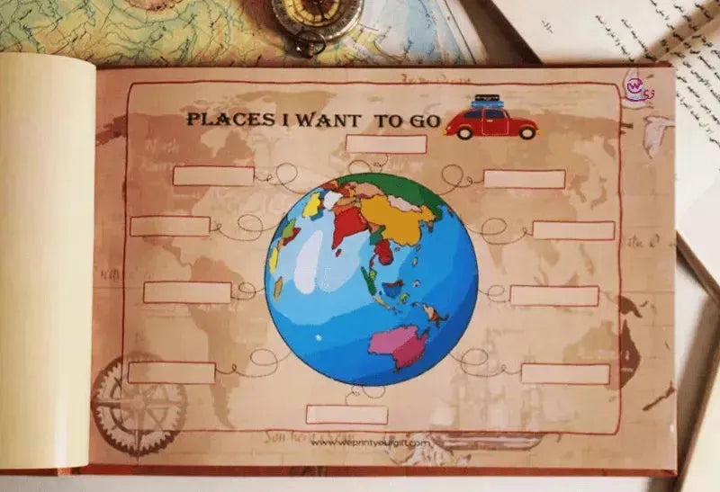 My Adventure Book - كتاب الرحلات - WE PRINT
