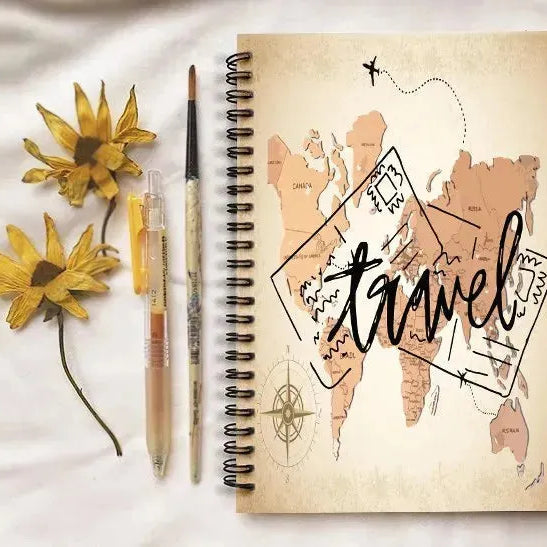 Notebook - A5 Size - Adventures - WE PRINT