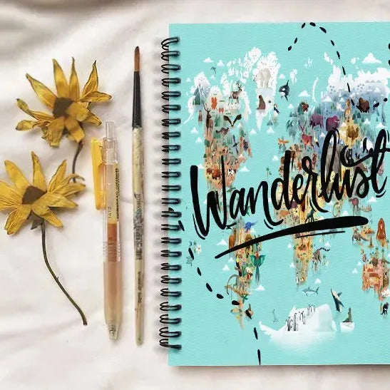 Notebook - A5 Size - Adventures - WE PRINT