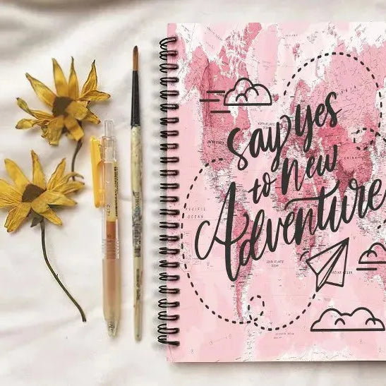 Notebook - A5 Size - Adventures - WE PRINT