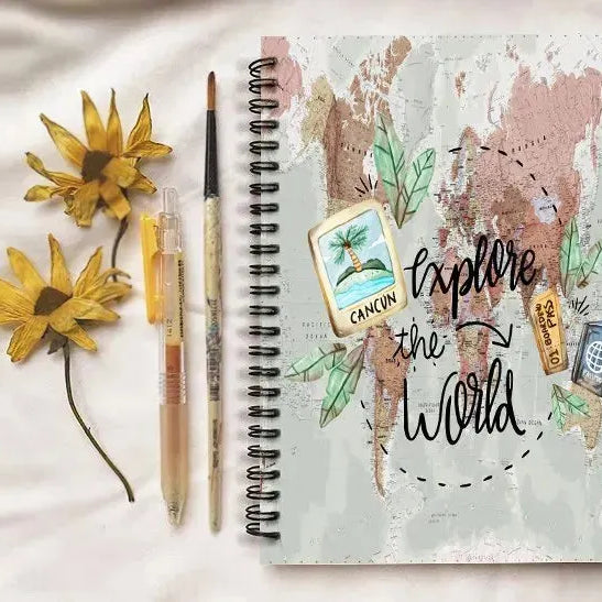 Notebook - A5 Size - Adventures - WE PRINT