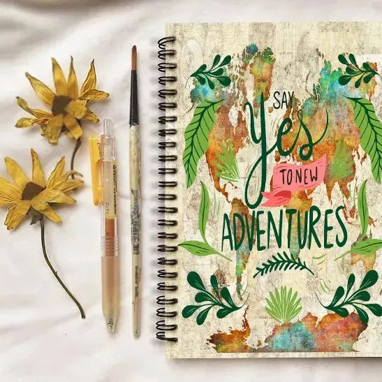 Notebook - A5 Size - Adventures - WE PRINT