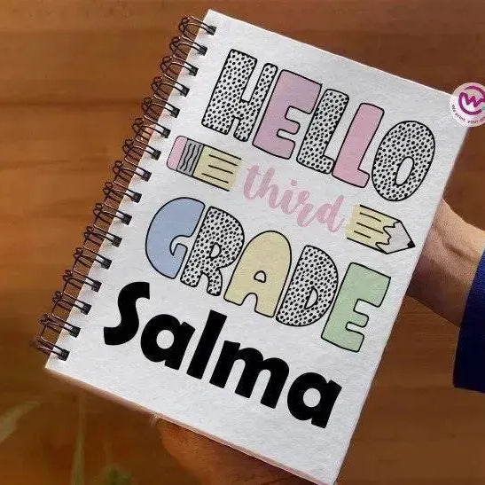 Notebook - A5 Size - Back To School-A - WE PRINT