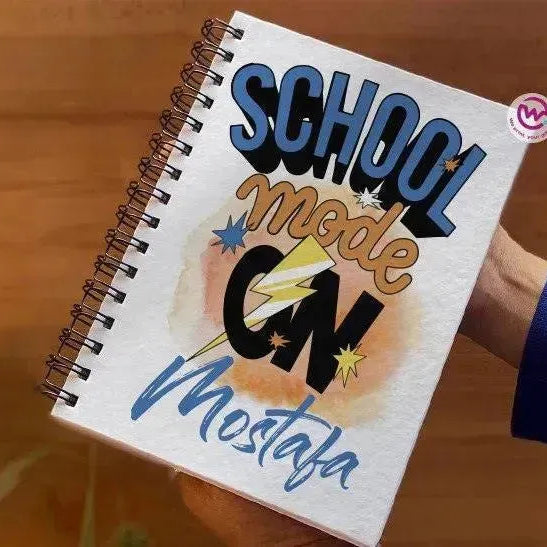 Notebook - A5 Size - Back To School-A - WE PRINT