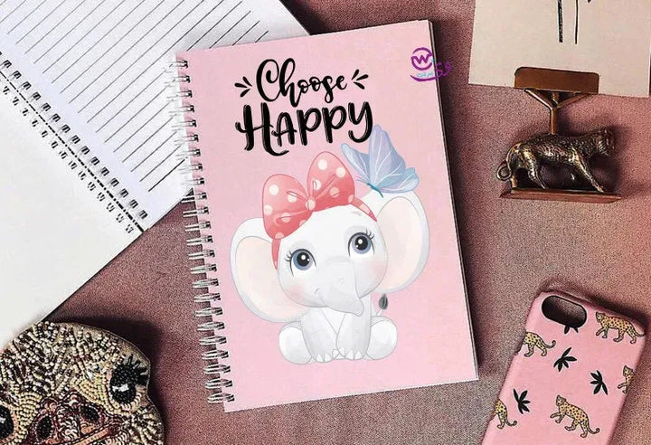 Notebook - A5 Size - Elephant - WE PRINT