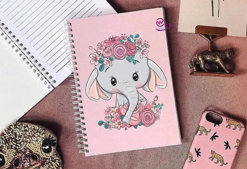 Notebook - A5 Size - Elephant - WE PRINT