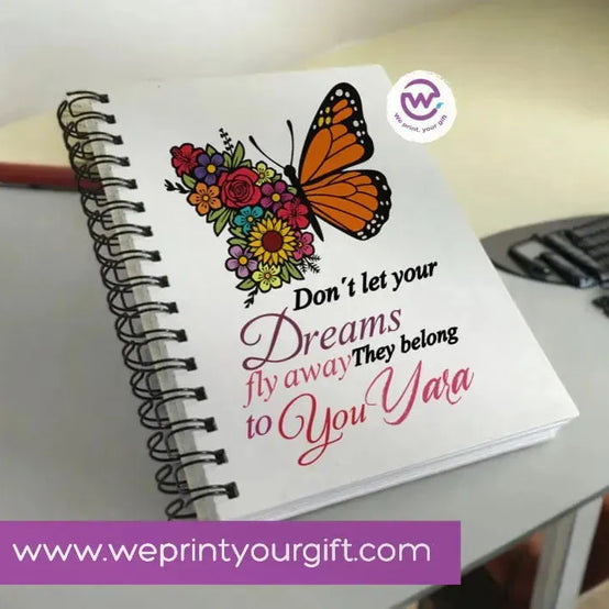 Notebook - A5 Size - English Motivational quotes - WE PRINT