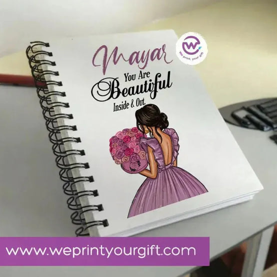 Notebook - A5 Size - English Motivational quotes - WE PRINT