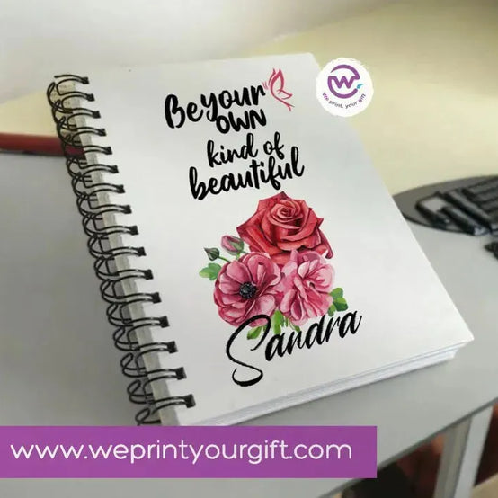 Notebook - A5 Size - English Motivational quotes - WE PRINT