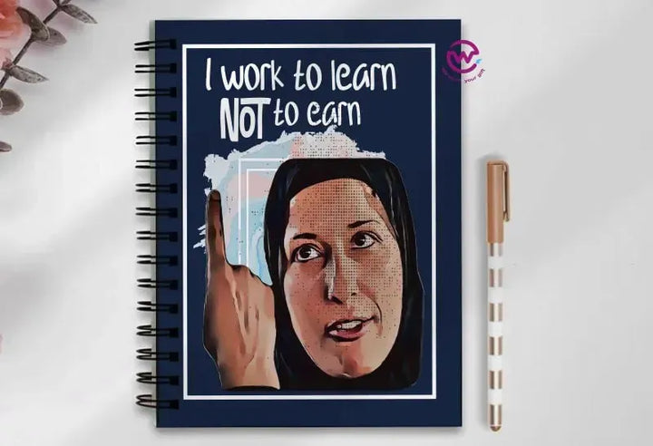 Notebook - A5 Size -Funny sarcasm memes - WE PRINT