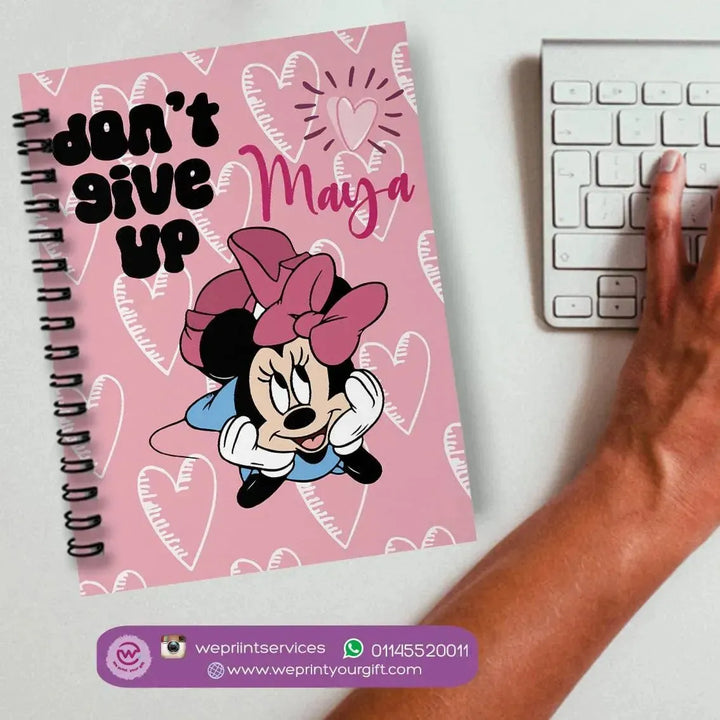 Notebook - A5 Size - Minnie Mouse - WE PRINT