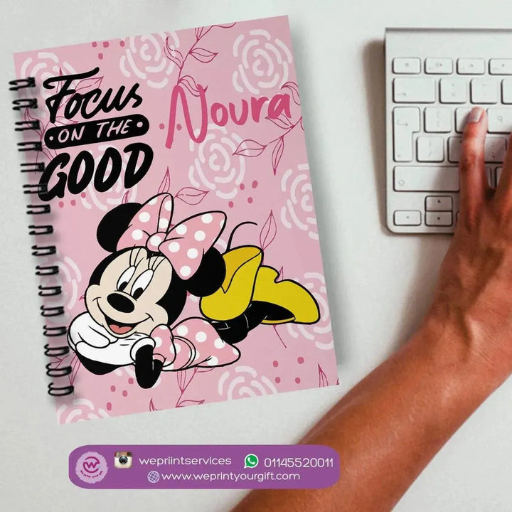 Notebook - A5 Size - Minnie Mouse - WE PRINT