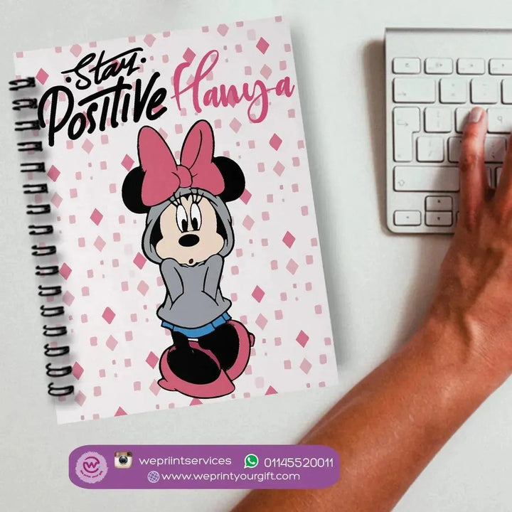 Notebook - A5 Size - Minnie Mouse - WE PRINT