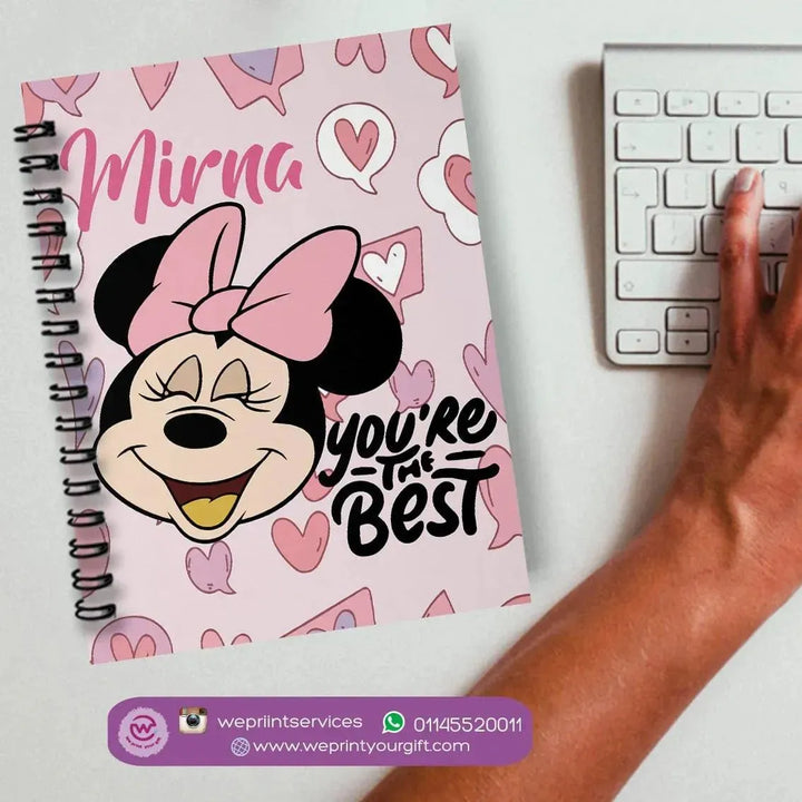 Notebook - A5 Size - Minnie Mouse - WE PRINT