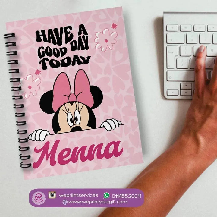 Notebook - A5 Size - Minnie Mouse - WE PRINT