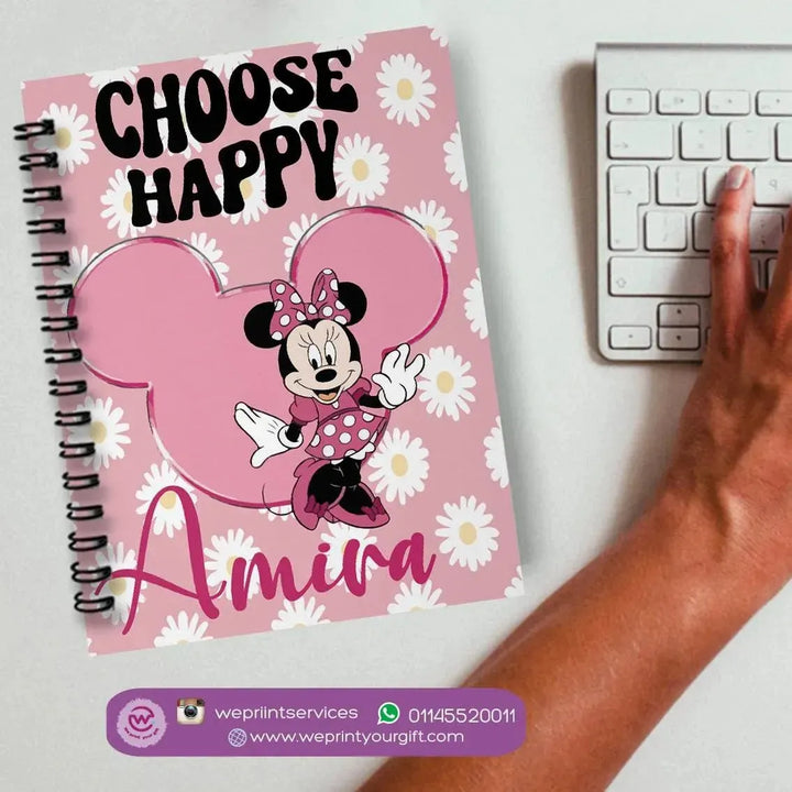 Notebook - A5 Size - Minnie Mouse - WE PRINT