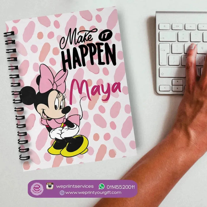 Notebook - A5 Size - Minnie Mouse - WE PRINT