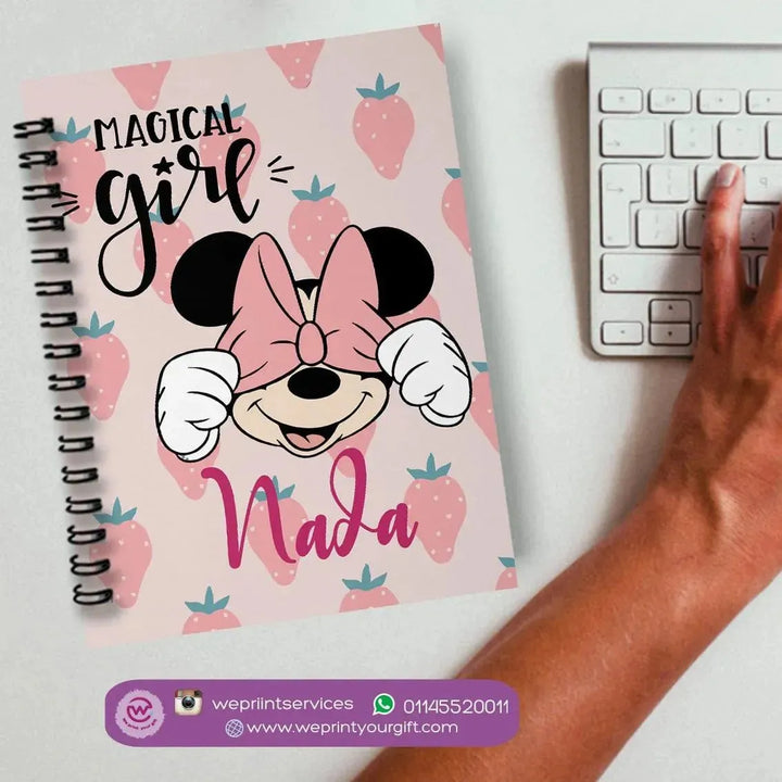 Notebook - A5 Size - Minnie Mouse - WE PRINT