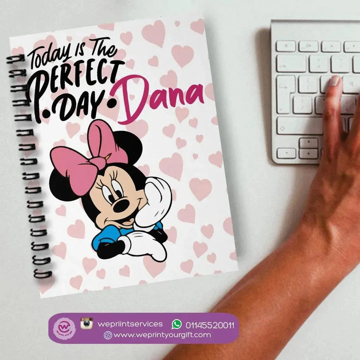 Notebook - A5 Size - Minnie Mouse - WE PRINT