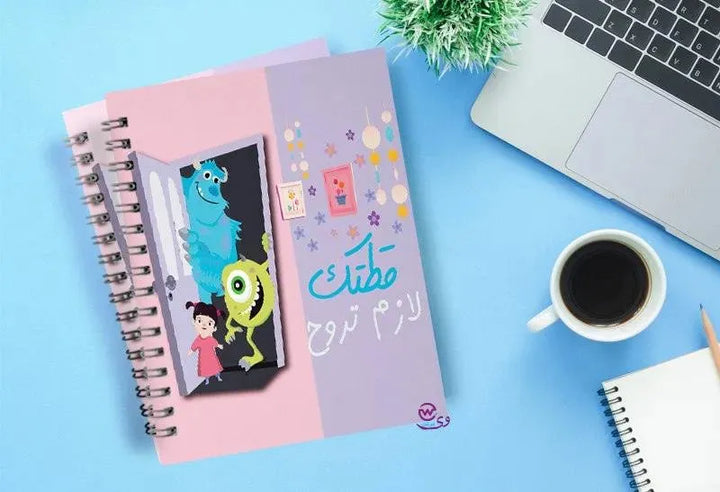 Notebook - A5 Size - Monster INC- Arabic - WE PRINT