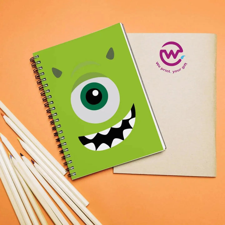 Notebook - A5 Size - Monster INC- Arabic - WE PRINT