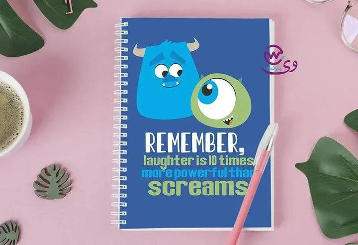 Notebook - A5 Size - Monster inc. - WE PRINT