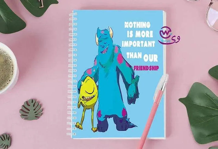 Notebook - A5 Size - Monster inc. - WE PRINT