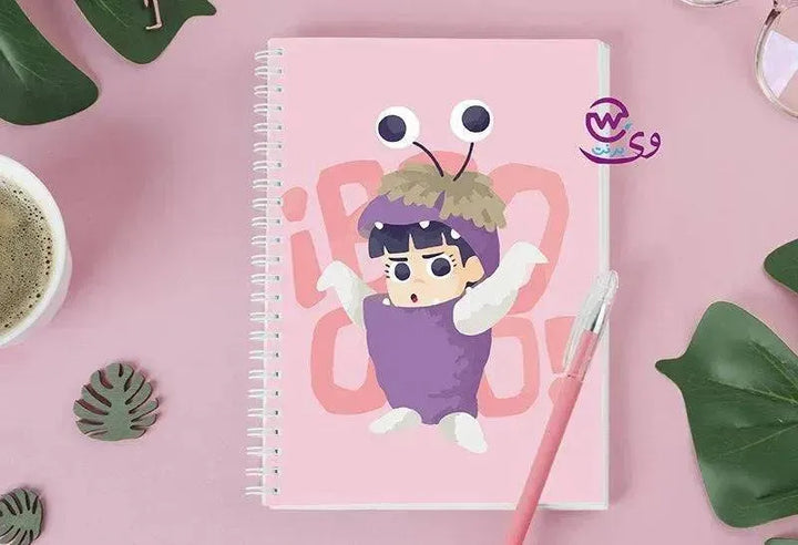 Notebook - A5 Size - Monster inc. - WE PRINT