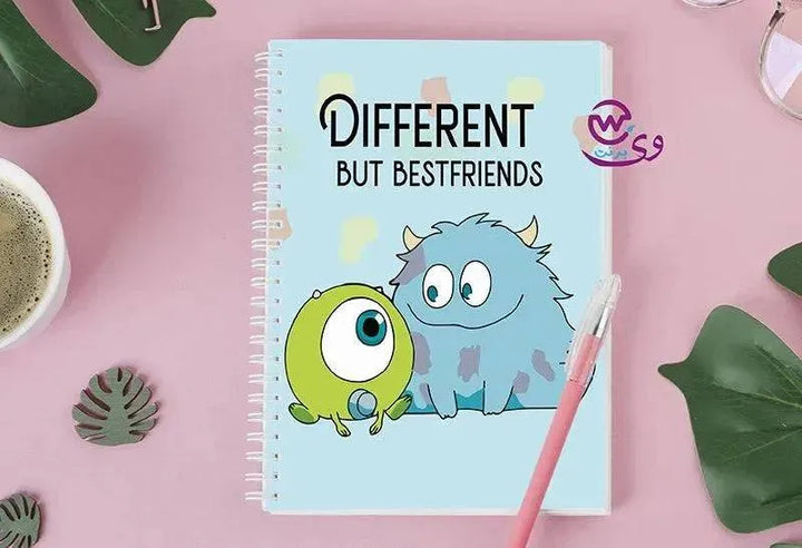 Notebook - A5 Size - Monster inc. - WE PRINT