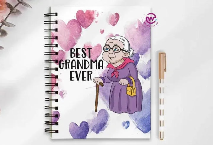 Notebook - A5 Size - Mother's Day Designs 1 - WE PRINT