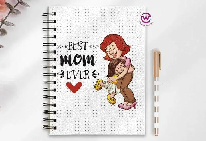 Notebook - A5 Size - Mother's Day Designs 1 - WE PRINT