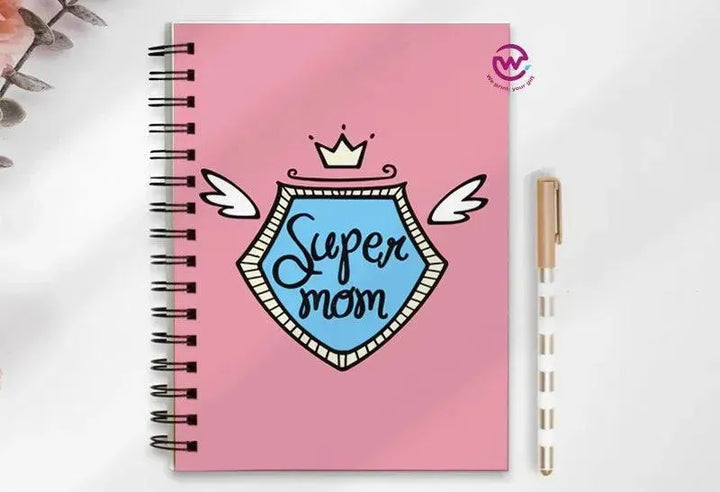 Notebook - A5 Size - Mother's Day Designs 1 - WE PRINT