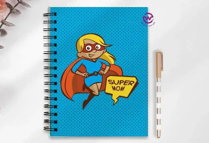 Notebook - A5 Size - Mother's Day Designs 1 - WE PRINT