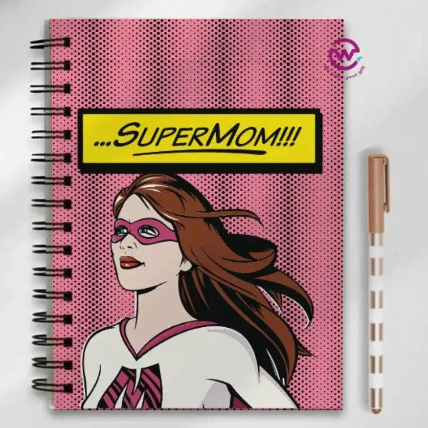 Notebook - A5 Size - Mother's Day Designs 1 - WE PRINT