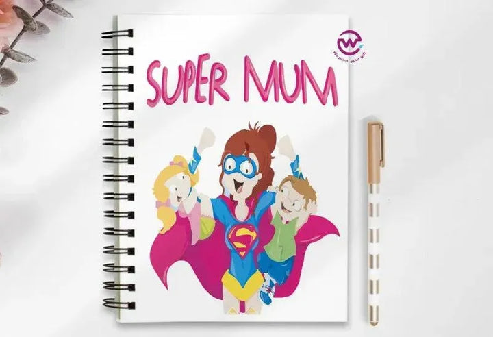 Notebook - A5 Size - Mother's Day Designs 1 - WE PRINT