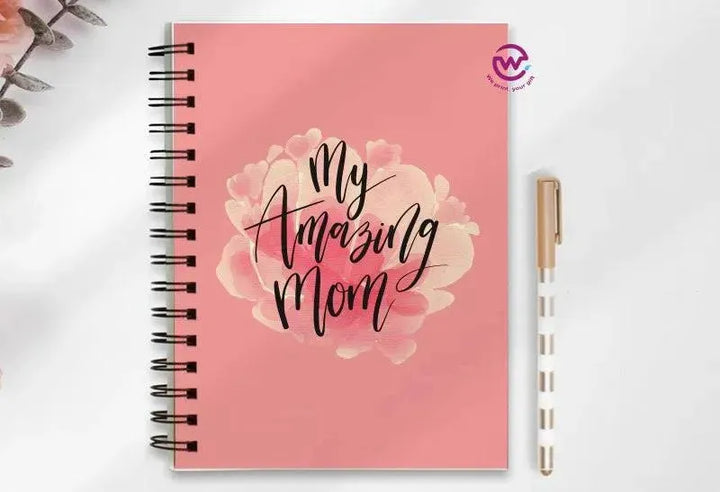 Notebook - A5 Size - Mother's Day Designs 1 - WE PRINT