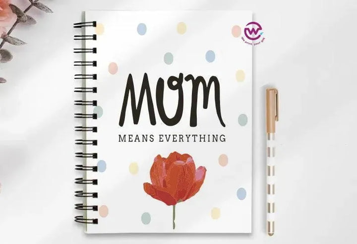 Notebook - A5 Size - Mother's Day Designs 1 - WE PRINT