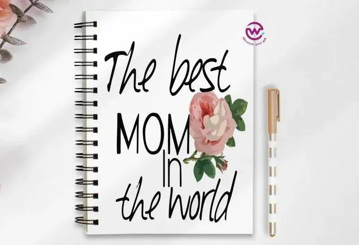 Notebook - A5 Size - Mother's Day Designs 1 - WE PRINT