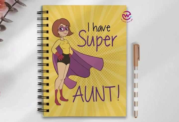 Notebook - A5 Size - Mother's Day Designs 1 - WE PRINT