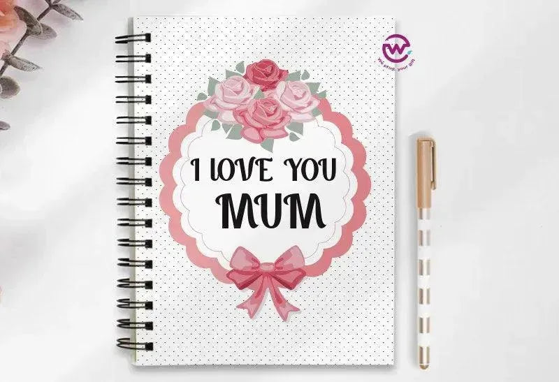 Notebook - A5 Size - Mother's Day Designs 1 - WE PRINT