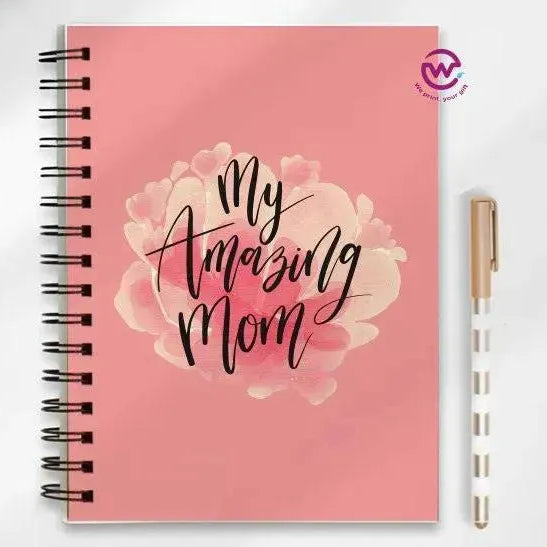 Notebook - A5 Size - Mother's Day Designs 1 - WE PRINT