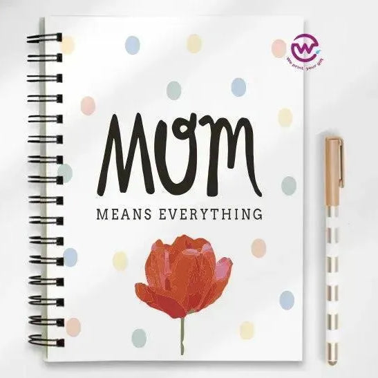 Notebook - A5 Size - Mother's Day Designs 1 - WE PRINT