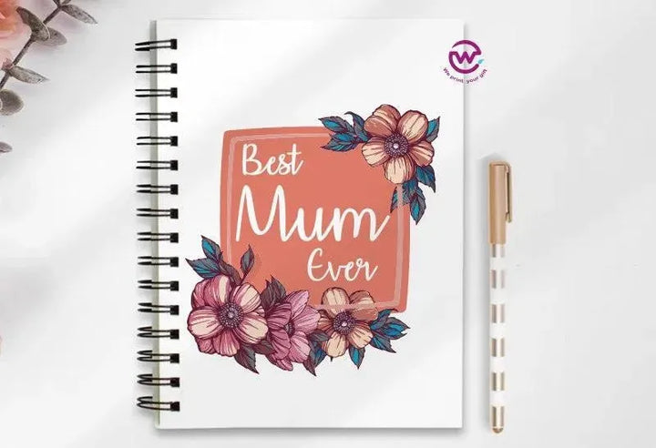 Notebook - A5 Size - Mother's Day Designs 1 - WE PRINT