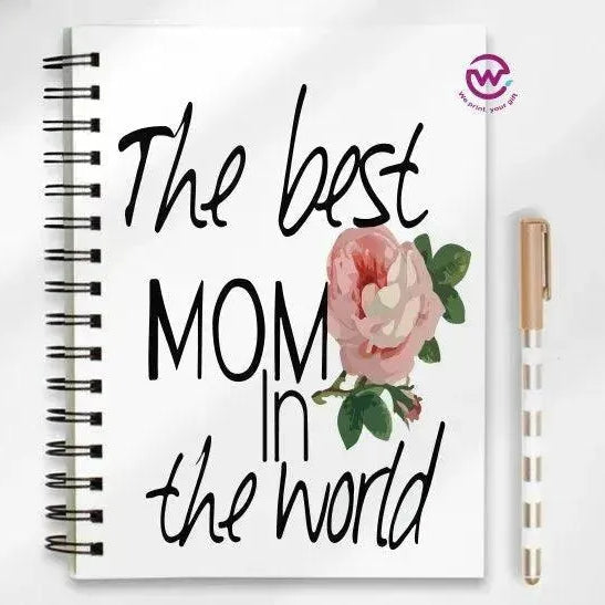 Notebook - A5 Size - Mother's Day Designs 1 - WE PRINT