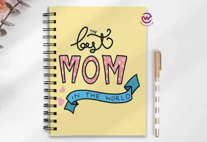 Notebook - A5 Size - Mother's Day Designs 1 - WE PRINT