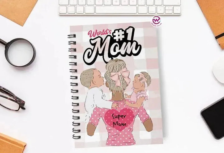 Notebook - A5 Size - Mother's Day Designs - WE PRINT